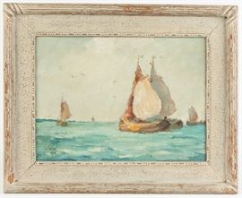 Fernando A. Carter (American, 1855-1931) Seascape