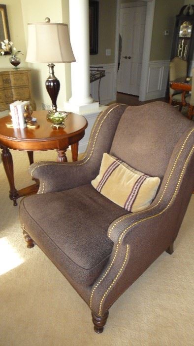 Custom Upholstered Chair, Hekman Chair