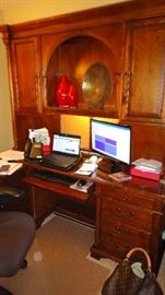 Hekman Office desk, (computers not available)