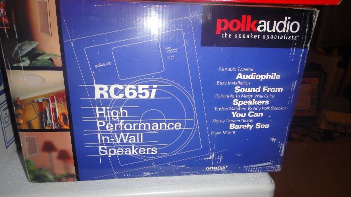 Polk Audio, RC65i Speakers, new in box
