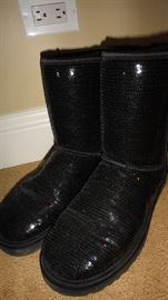 Ugg Black Sequin boots 