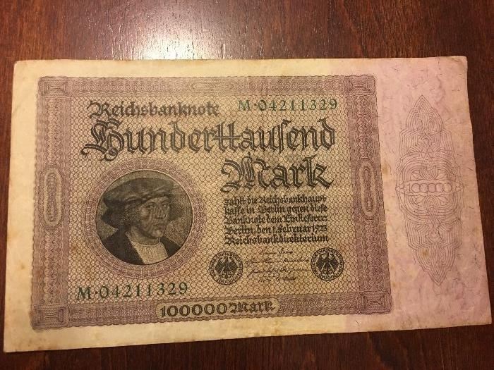 Great German Banknote 