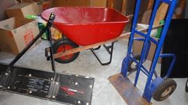 Yard Thatcher, Dolly, Wheel Barrow