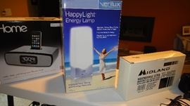 Home Docking Station, Happy Light, Weather Radio