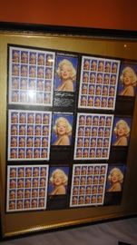 Marilyn Monroe uncut stamps, Legends of Hollywood