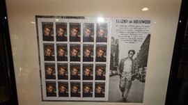 James Dean, uncut stamps,Legends of Hollywood