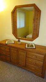 Dresser w/ Matching mirror