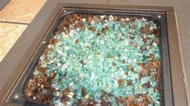 Fire pit crystal flame