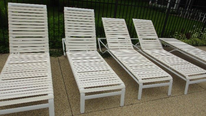 Chase lounge chairs, patio furniture 