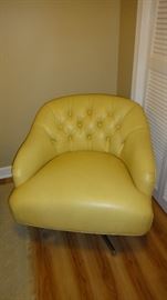Mitchell Gold Leather Lounge Chair