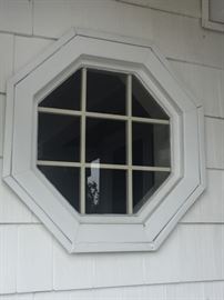 Octagon window. $100