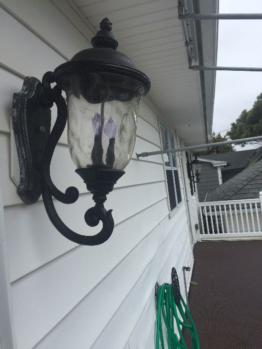Exterior Entry Light, matches other exterior lights on house.  $50 each hanging, wall mount $50, pole $60