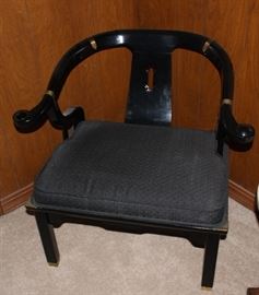 One of two ming style chairs