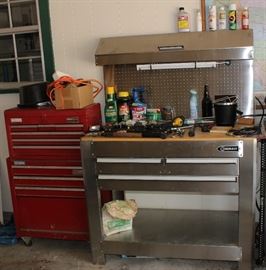 Stainless steel work bench