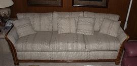 Rattan sofa, matching love seat also available