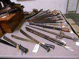 Swords, Samurai, knife collection, Bowie