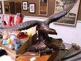 Hand Carved Wood Eagle