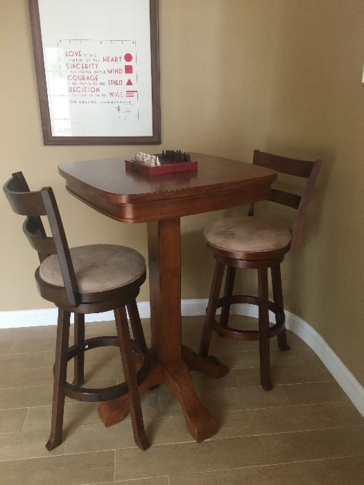 Pub height game table 