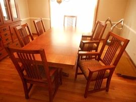 set of six arm  chairs 