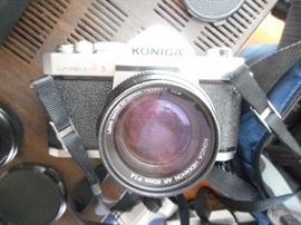 Konica AutoReflex  A3 with 50mm (wide angle) lens