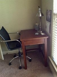Small Desk and Office Chair
