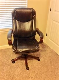 Lane Executive Desk Chair (As Is). Works Great but upholstery is a bit worn
