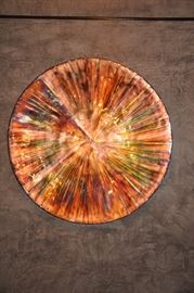 Copper disc purchased from an artist in Sedona, AZ. Originally paid $1,400; 38" in diameter. Available for $800.