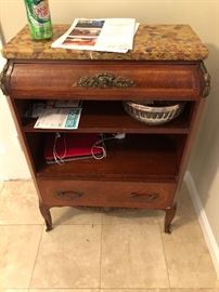 Antique Marble top side table