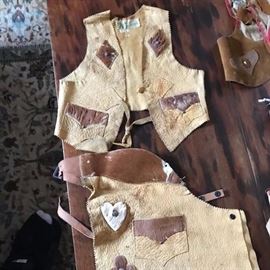 vest and chaps. There are two pair of these!