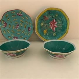 Oriental porcelain.