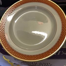 Set of Royal Copenhagen plates.