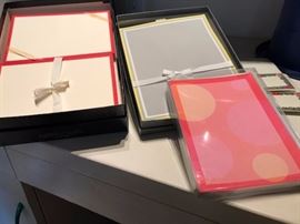 Lots of stationery.