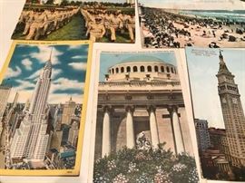 Antique and vintage postcards. Lots of them.