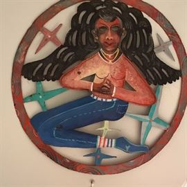 Haitian oil drum art.