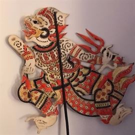 Asian shadow puppet.