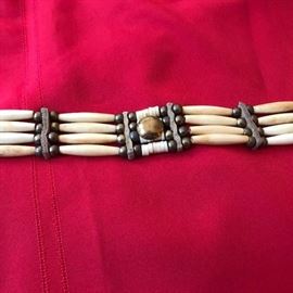 Antique bone? chocker. Some damage to clasp. But still stunning.