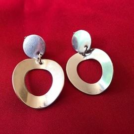 Sterling earrings.