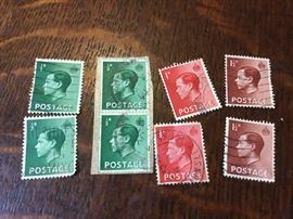 Edward VIII stamps, the king who was never crowned.