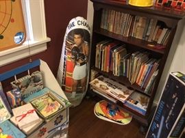 Children’s books, games and the champ!