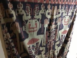 Large rug or tapestry.