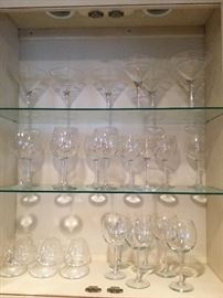 Martini and wine glasses . Some reidel - 50 for all in this picture 