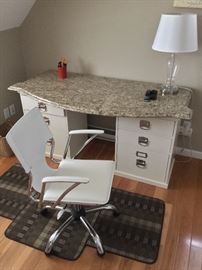 Desk chair 60 granite top desk 300