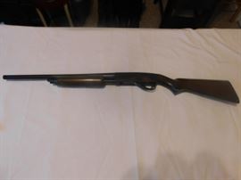 20 Gauge  Pump action Stevens Model 67 Series E 2 3/4 / 3 " ga.  Barrel has been cut down to 19"  Bought in Oklahoma  # C785177 