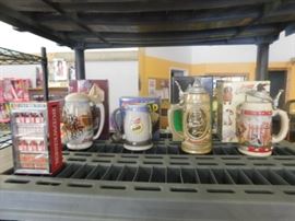 Budweiser coin bank with sound, Budweiser stein, Salute dad, Mans Best friend 