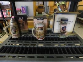 Budweiser, Anheuser-Busch Steins 