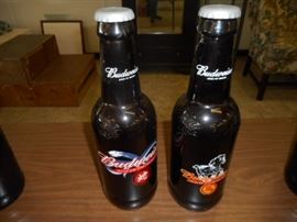 15 inch Budweiser bottles