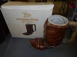 Anheuser Busch Boot stein