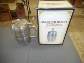 Anheuser Busch Pewter barrel stein
