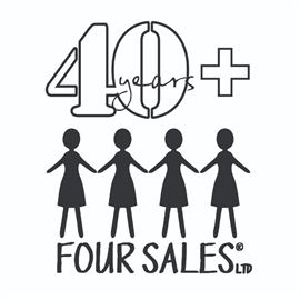 Four Sales 40years plus Logo
