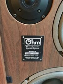 Ohm Speakers Model H